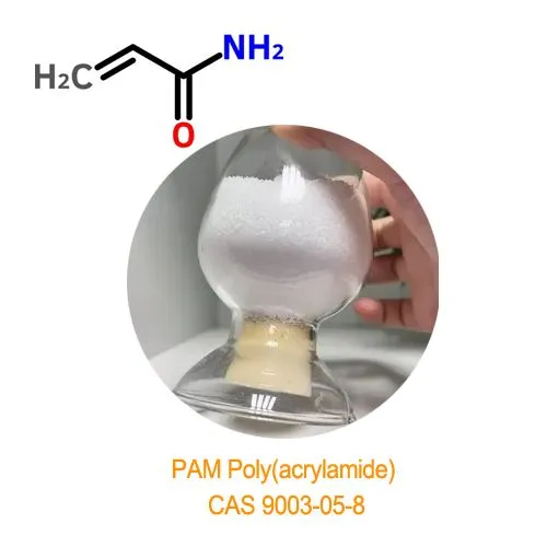 Poli akrilamido PAM flokuliantas CAS 9003-05-8 vandens valymas